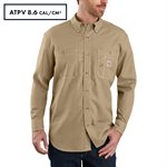 Carhartt FR Force Loose Fit Lightweight Long-Sleeve Button-Front Shirt