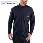 Carhartt FR Force Loose Fit Lightweight Long-Sleeve Button-Front Shirt