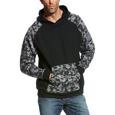 digital camo hooded sweatshirt