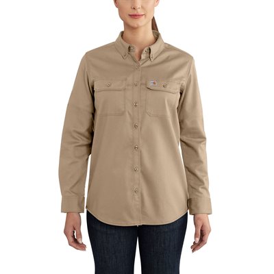 Carhartt FR Ladies 7 oz. Rugged Flex Twill Shirt