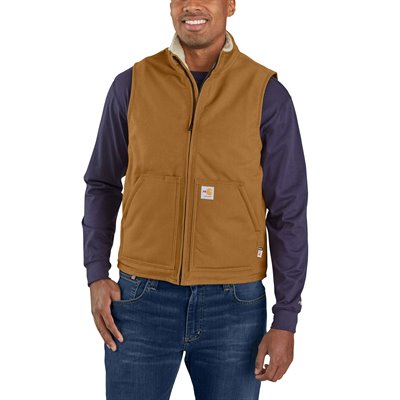Carhartt FR Duck Sherpa Lined Vest Carhartt FR Duck Sherpa Lined Vest