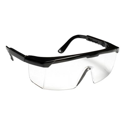 Black Frame Safety Glasses