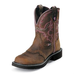 Justin Ladies Steel-Toe Boot