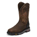 Justin 11" Driscoll Mahogany Steel Toe Work Boot