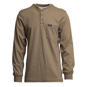 Lapco FR Cotton Long Sleeve Henley