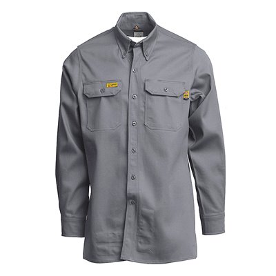 Lapco FR 6 oz Grey 88 / 12 L / S Shirt