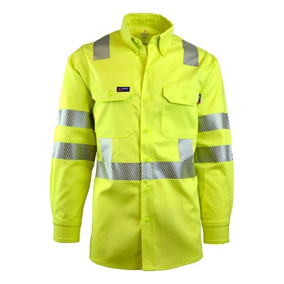 Lapco FR Hi-Viz Uniform Shirt - Type R Class 3
