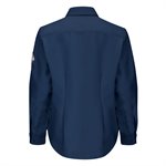 Bulwark FR Ladies 7oz Navy iQ Series L / S Endurance Uniform Shirt