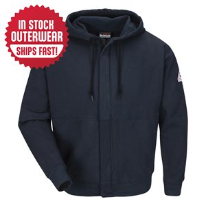 Bulwark FR 12.5 oz Zip-Front Hooded Sweatshirt