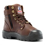 Steel Blue 6" Argyle Zip Met Bump Cap ST Boot