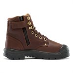 Steel Blue 6" Argyle Zip Met Bump Cap ST Boot