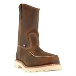 Thorogood 11" American Heritage Trail Crazyhorse Safety Toe - MOC Pull-On Wellington