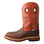 Twisted X 12" Waterproof Nano Composite Safety Toe Western Work Boot
