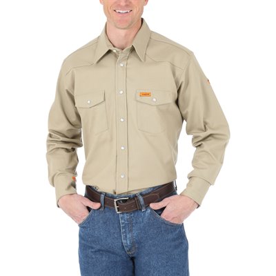 Wrangler FR Snap Front Work Shirt